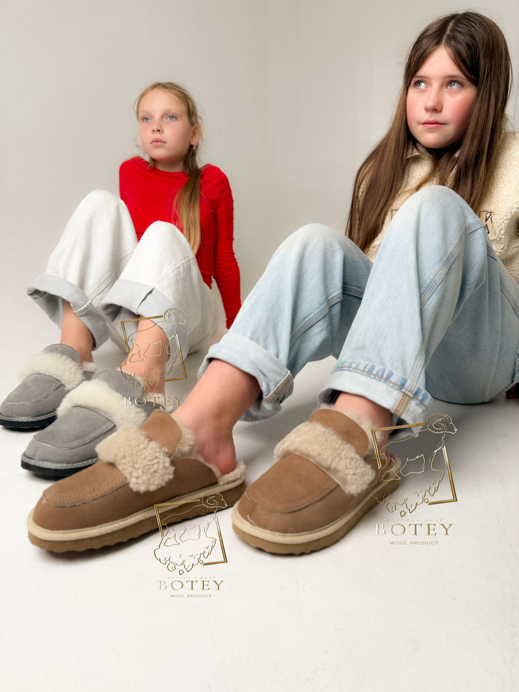 Suede Sheepskin Slippers “ZLATA” – Premium Natural Wool Home Shoes (Sizes 36–41)