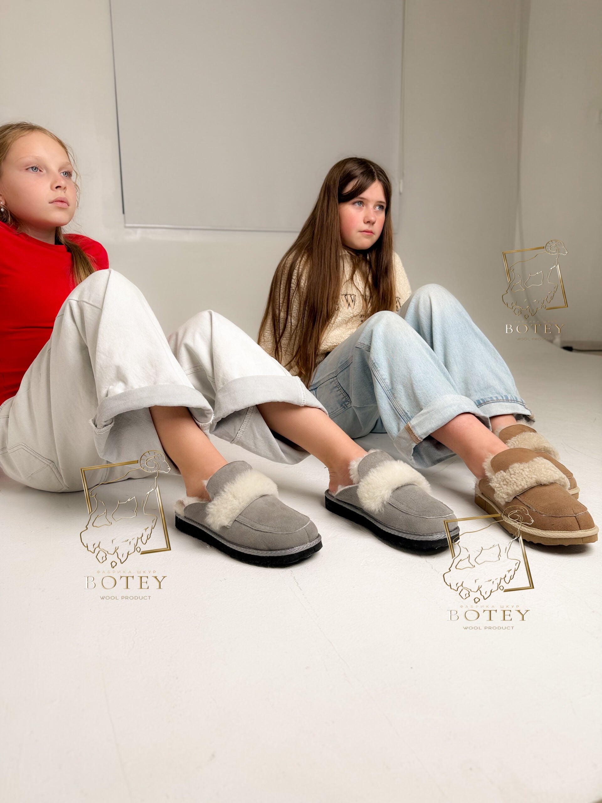 Suede Sheepskin Slippers “ZLATA” – Premium Natural Wool Home Shoes (Sizes 36–41)