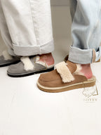 Suede Sheepskin Slippers “ZLATA” – Premium Natural Wool Home Shoes (Sizes 36–41)