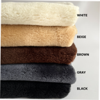 Beige Sheepskin Front Seat Covers – 100% Natural Universal Fit