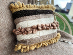 Decorative Wool Cushion “Coffee Bouclé” 45×45 cm – Handmade