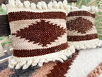Decorative Wool Cushion “Diamond Pattern” 45×45 cm – Handmade