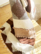 Carpathian Wool Blanket “Pastel” 150×200 cm – Premium Handmade Natural Wool
