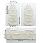 Maxi Sheepskin Car Seat Covers White (120×60 cm) – Natural Fur Universal Fit