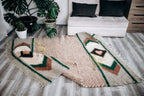 Carpathian Wool Blanket “Modern” 180×210 cm – Premium Handmade Natural Wool