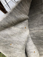 Carpathian Wool Blanket Grey 150×200 cm – Premium Handmade Natural Wool