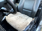 Coffee Sheepskin Front Seat Covers – 100% Natural Universal Fit