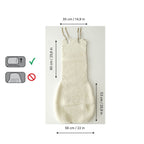 Mini Sheepskin Car Seat Covers White (120×56 cm) – Natural Fur Universal Fit