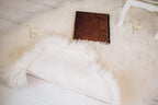 Sheepskin Rug Set (200×110 cm) – Natural White Fur Carpet