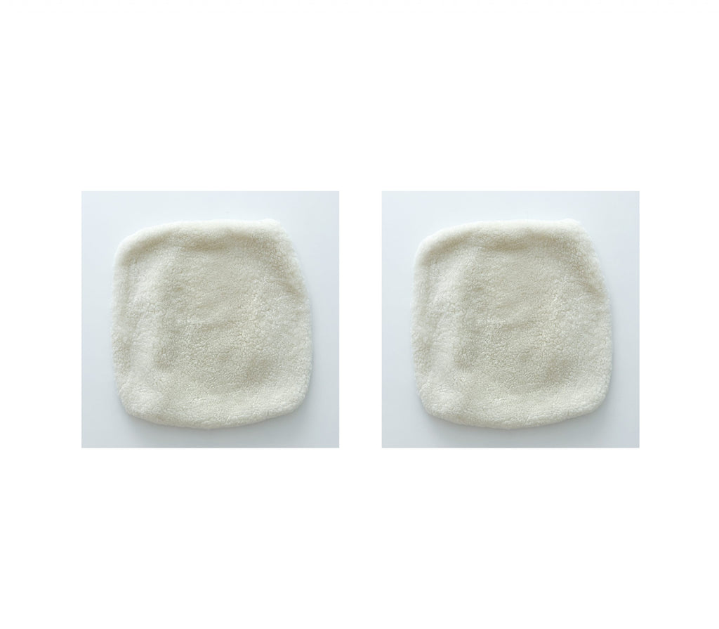 White Sheepskin Front Seat Covers – 100% Natural Universal Fit