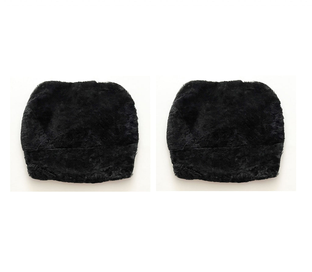 Sheepskin Van Seat Covers Set (1+2) Bottle Green – Natural Fur Universal Fit