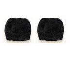 Sheepskin Van Seat Covers Set (1+2) Bottle Green – Natural Fur Universal Fit