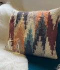 Decorative Wool Cushion “Mountain Majesty” 45×45 cm – Handmade