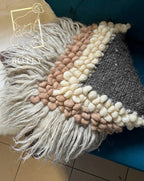 Decorative Wool Cushion “Molfar” 45×45 cm – Handmade | BOTEY