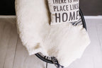 White Short Wool Sheepskin 100×60 cm – Natural Rug