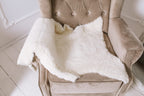 White Short Wool Sheepskin 110×70 cm – Natural Rug