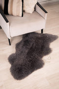 Grey Sheepskin 110×60 cm – Natural Wool Rug