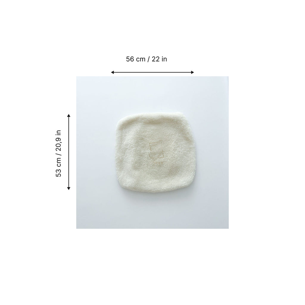 White Sheepskin Front Seat Covers – 100% Natural Universal Fit