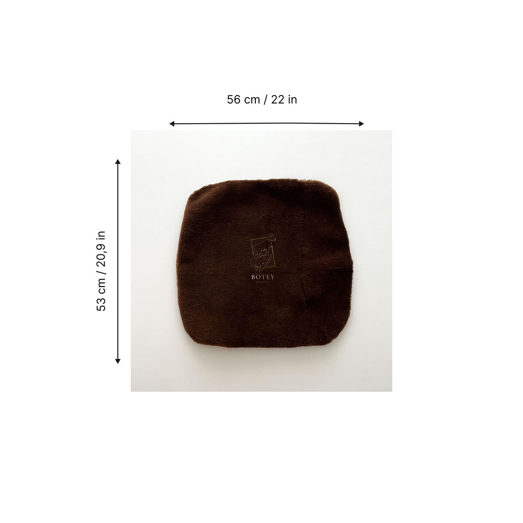 Brown Sheepskin Front Seat Covers – 100% Natural Universal Fit