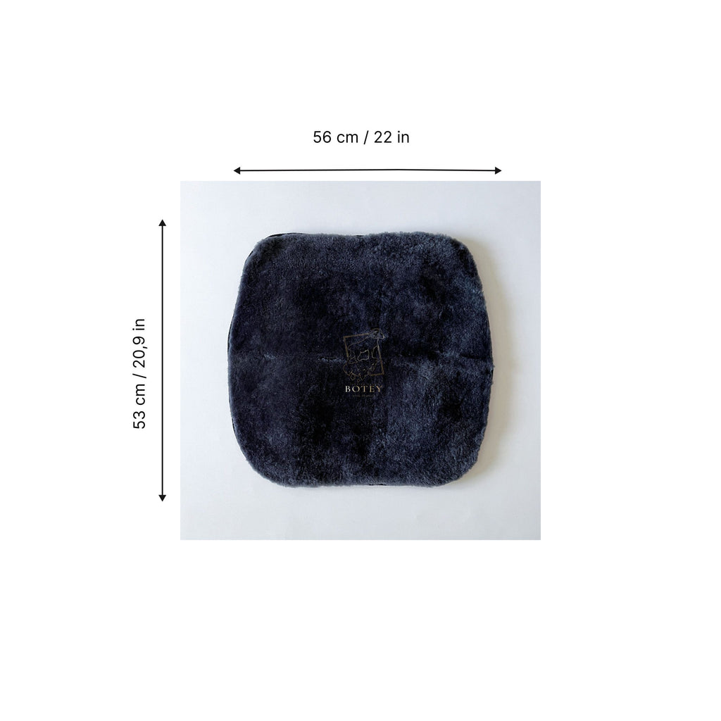 Grey Sheepskin Front Seat Covers – 100% Natural Universal Fit