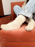 Hand-Knited Wool Socks – Warm Natural Wool Socks (Sizes 36–41)
