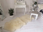 Sheepskin Rug 2-in-1 (200×70 cm) – Natural Milk Fur Carpet