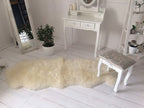 Sheepskin Rug 2-in-1 (200×70 cm) – Natural Milk Fur Carpet