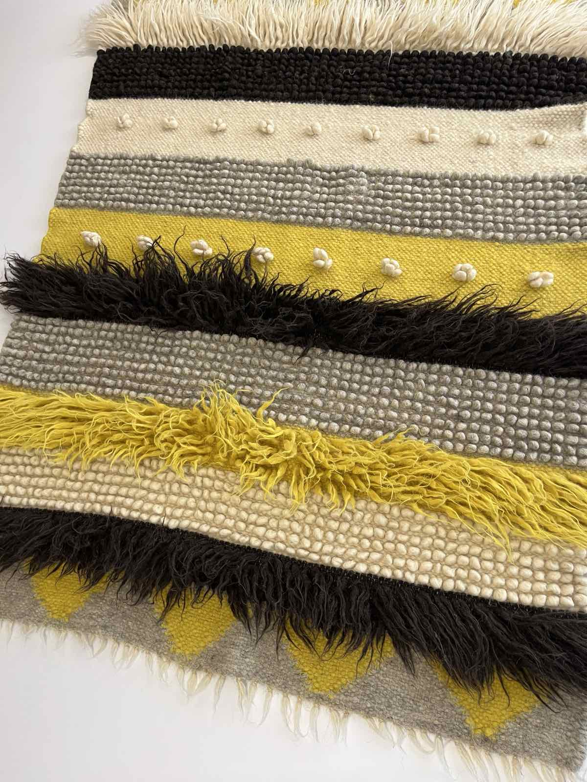 Carpathian Wool Blanket “Chocolate Tale” 150×200 cm – Premium Handmade Natural Wool